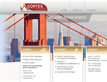 Tablet Screenshot of cortestaxservice.com